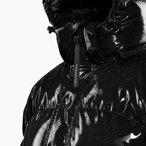 Aritzia Black Laquer Winter Jacket Size Medium